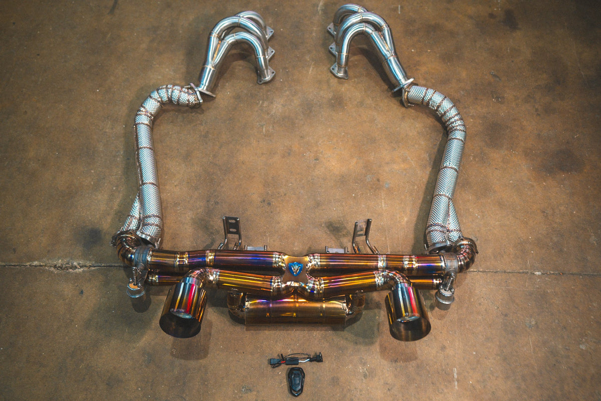 Valvetronic Designs Valved Sport Exhaust System for Porsche 718 GT4 / GTS/ Boxster Spyder